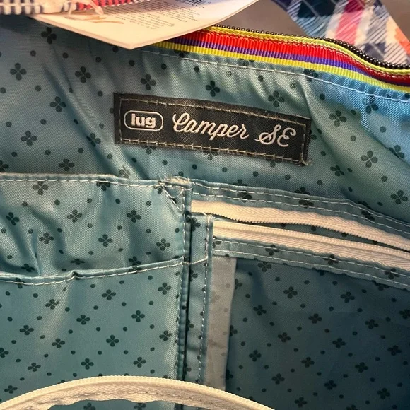 Lug Multicolor Plaid Crossbody Bag - Picture 7 of 8